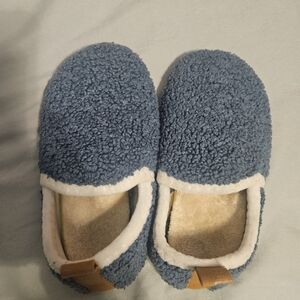 Toddler Little Kids Fleece-lined Soft Bottom Slipper Shoes Size 11/12